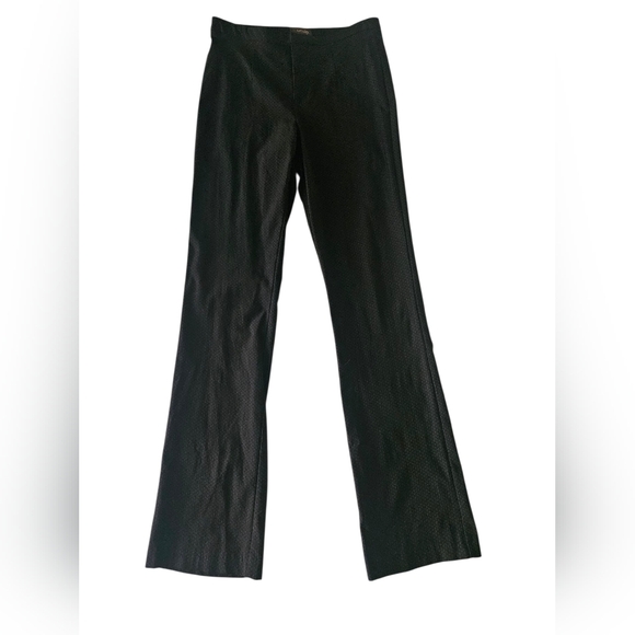 CROSBY. Madison Black Diamond Dot Straight Leg Pants | SZ 2 - Picture 2 of 9